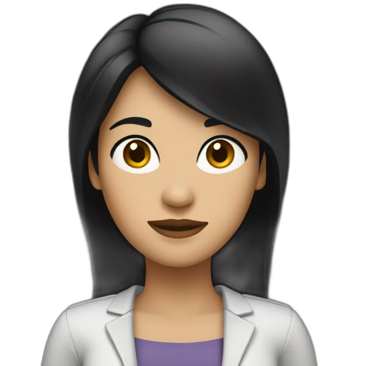 a constructor woman with rized black hair emoji