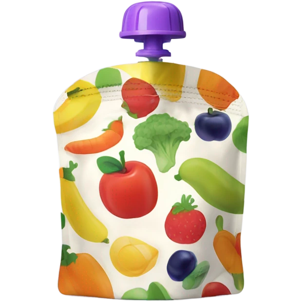 Baby food pouch emoji