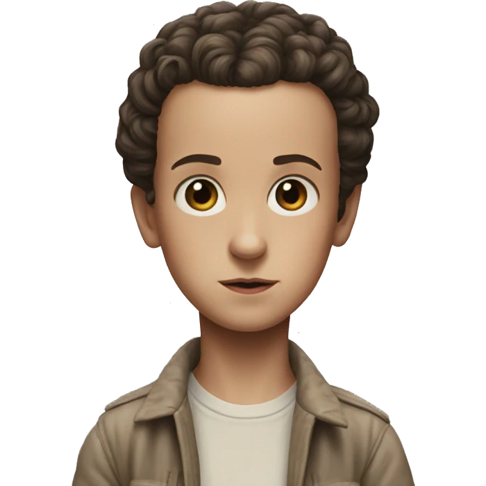 Stranger Things' Eleven emoji