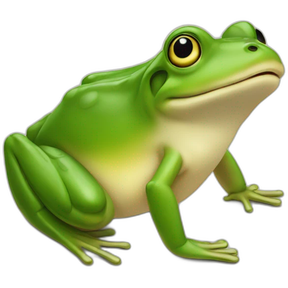 Grenouille sur canard emoji