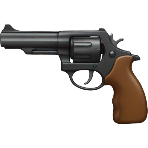 Gun facing left emoji