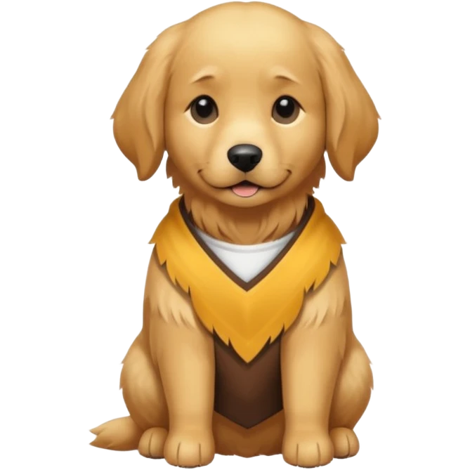 Dog wearing shirt  emoji