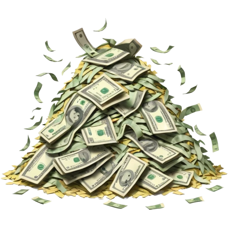 Money consumption management emoji