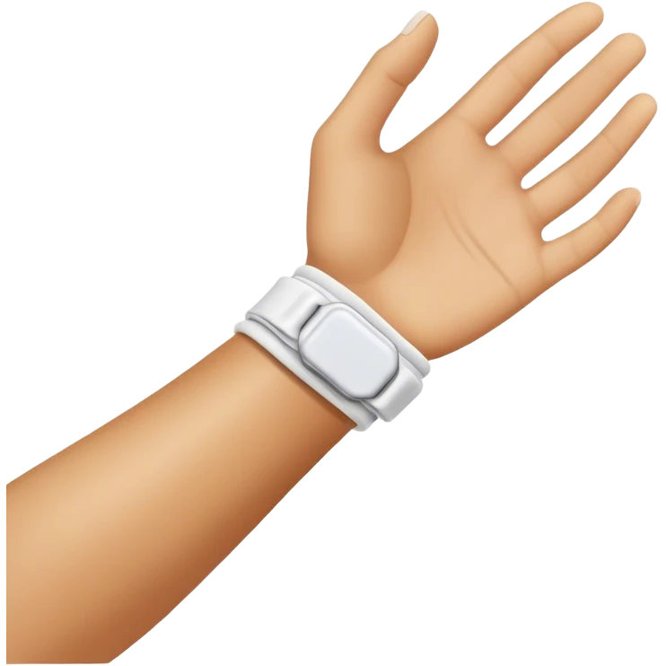 Wrist in cast emoji