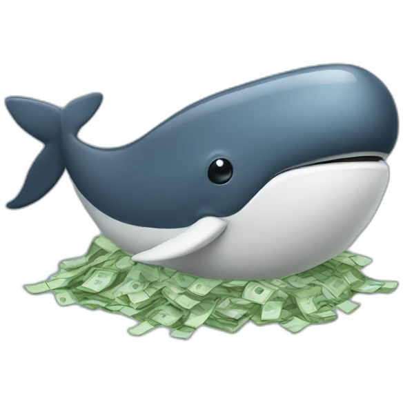 money whale emoji