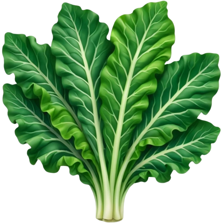 
Swiss chard with all parts green emoji