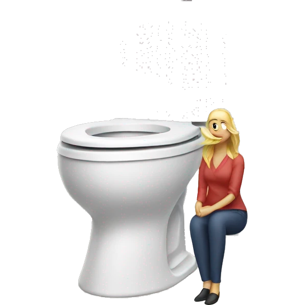 Skibidi toilet with women emoji