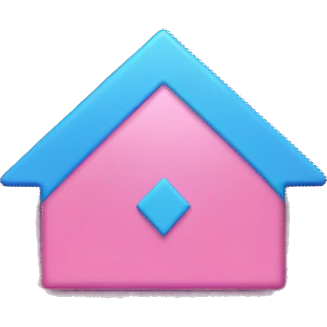 pink square with blue arrow inside emoji
