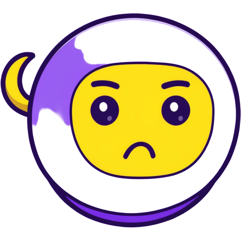 yellow face with one eye half-closed and the other open, sarcastic and annoyed expression emoji
