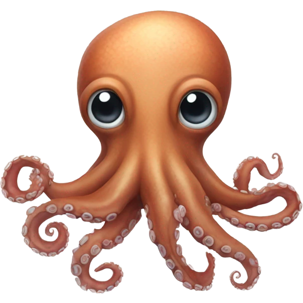 Realistic octopus emoji