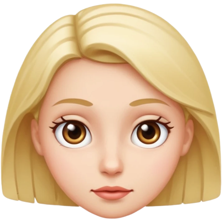 Girl rolling eyes emoji