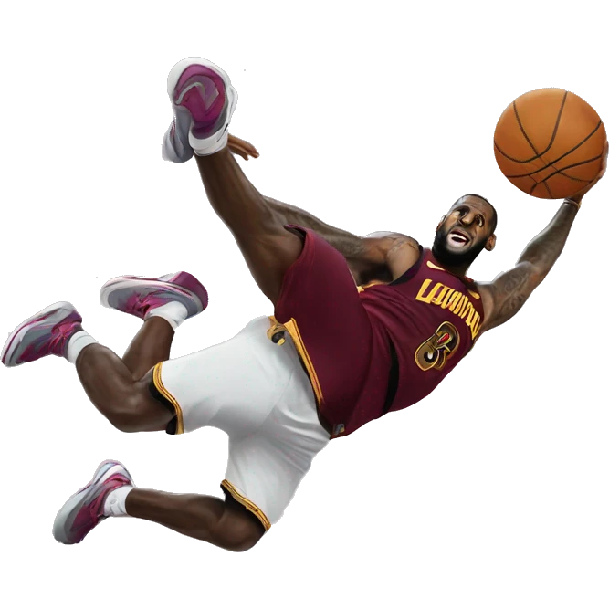 Lebron james backflip emoji