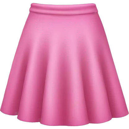 pink skirt  emoji