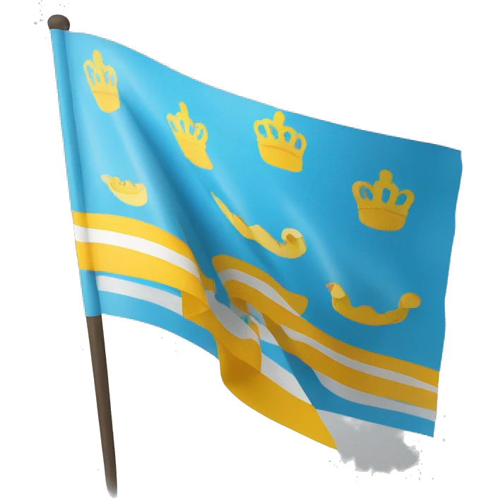 Bandera de Galicia emoji