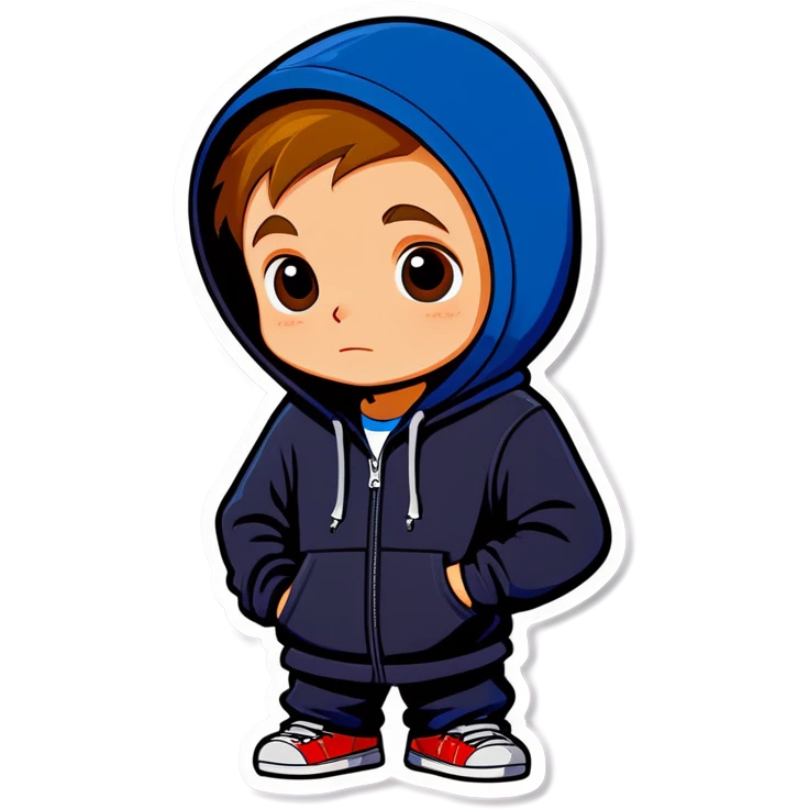 Boy with hoodie emoji