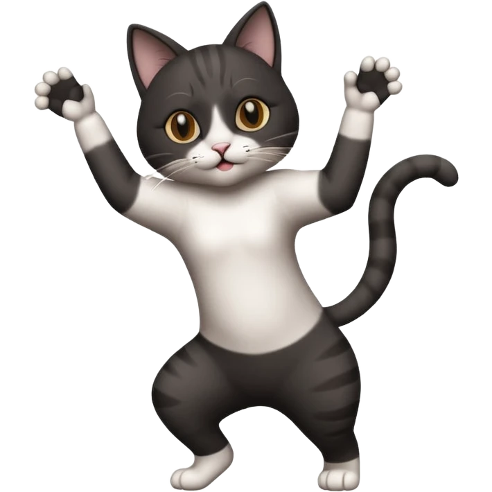 Dancing cat  emoji