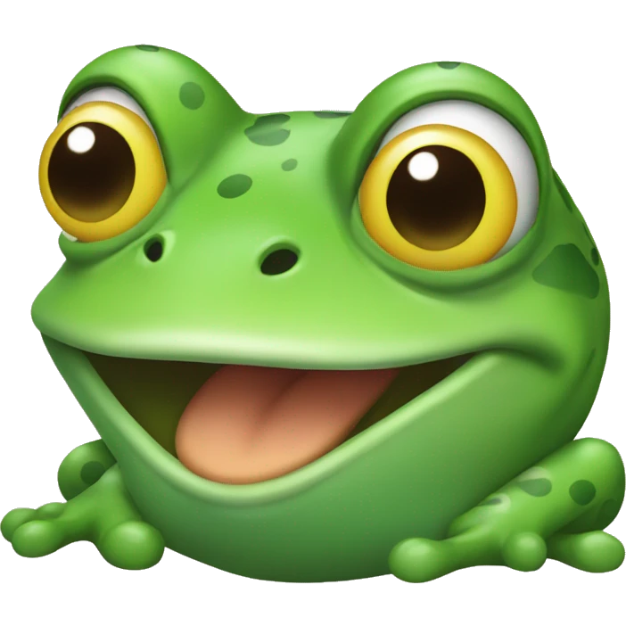 Gay frog emoji