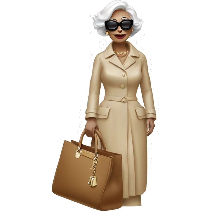 bag lady dior emoji