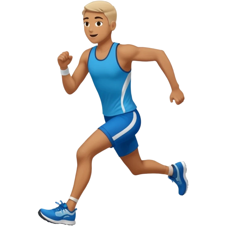 Running with energy emoji
