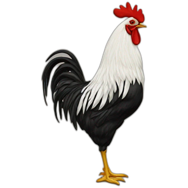 A COCKEREL IN AN EMBROIDERED SHIRT emoji