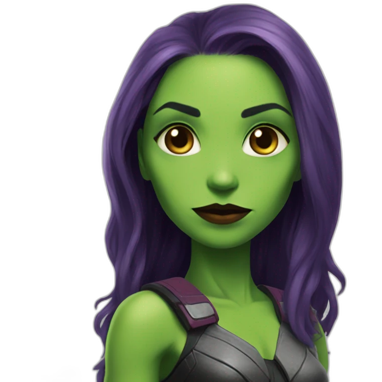fullbody gamora marvel emoji