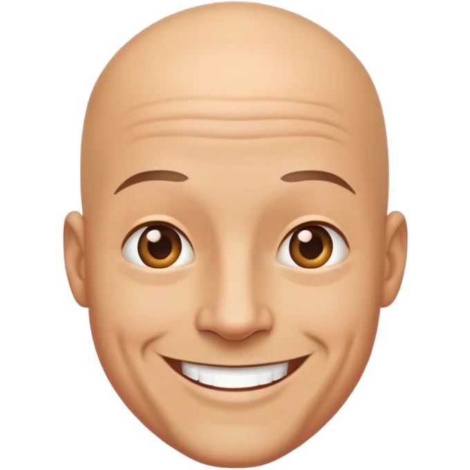 bald man emoji