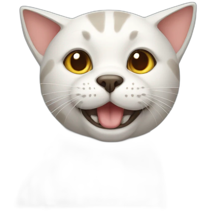 Cat with dog head emoji