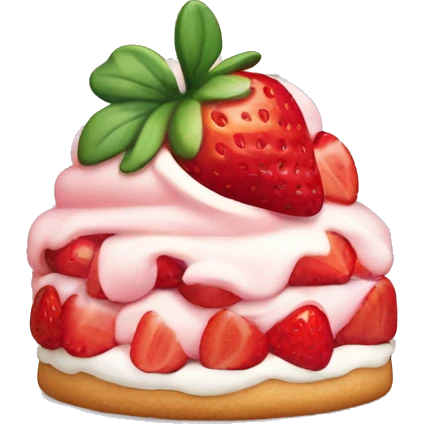 strawberry shortcake  emoji