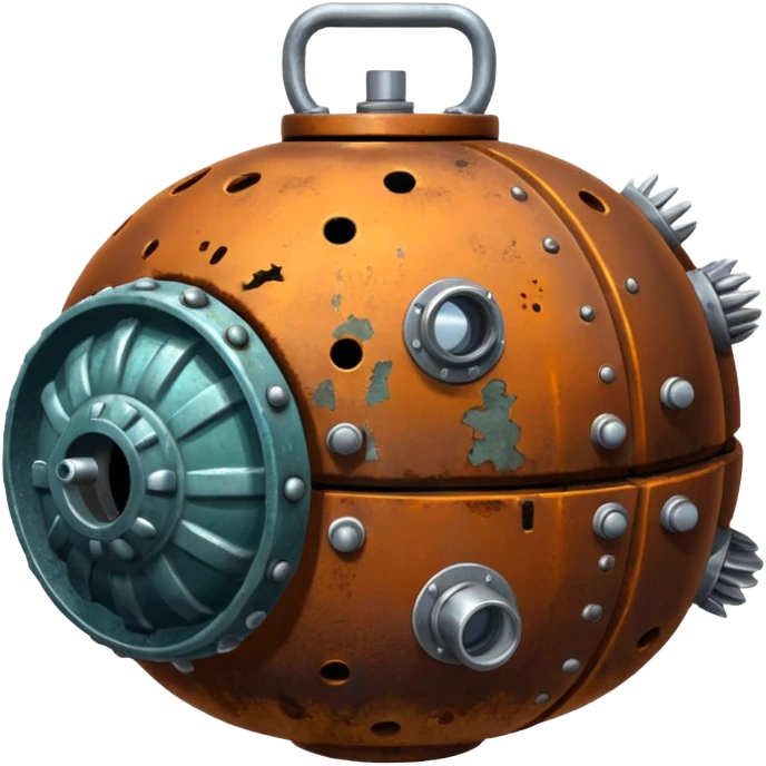 hyper realystic sea ​​mine emoji