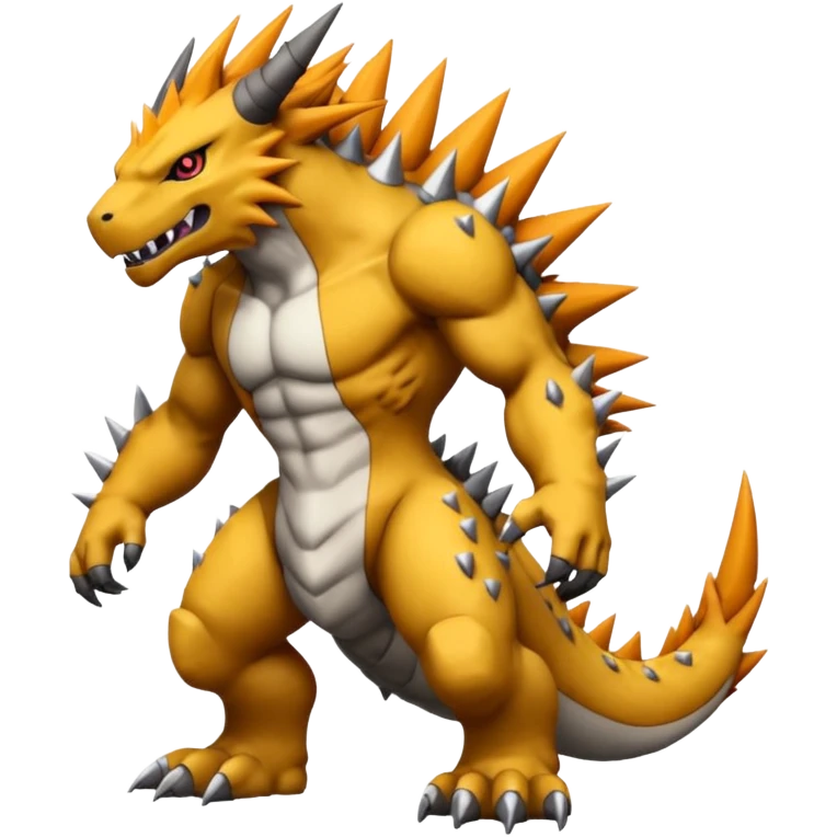 DoruGreymon-Digimon, full body emoji