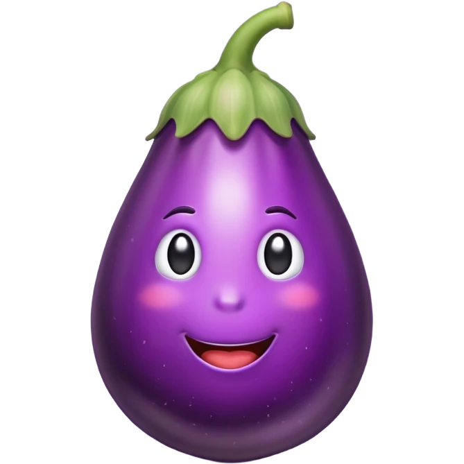 Sucking eggplant emoji  emoji