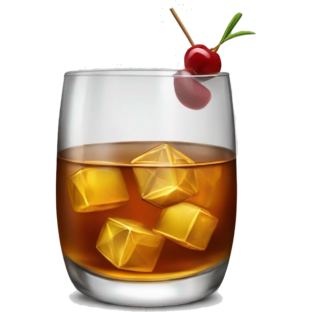 whiskey cocktail emoji