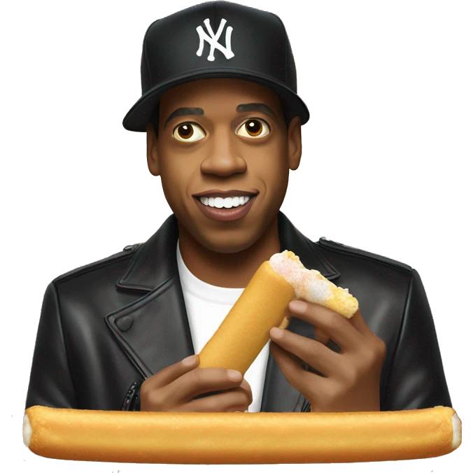 Jay Z with a Twinkie  emoji