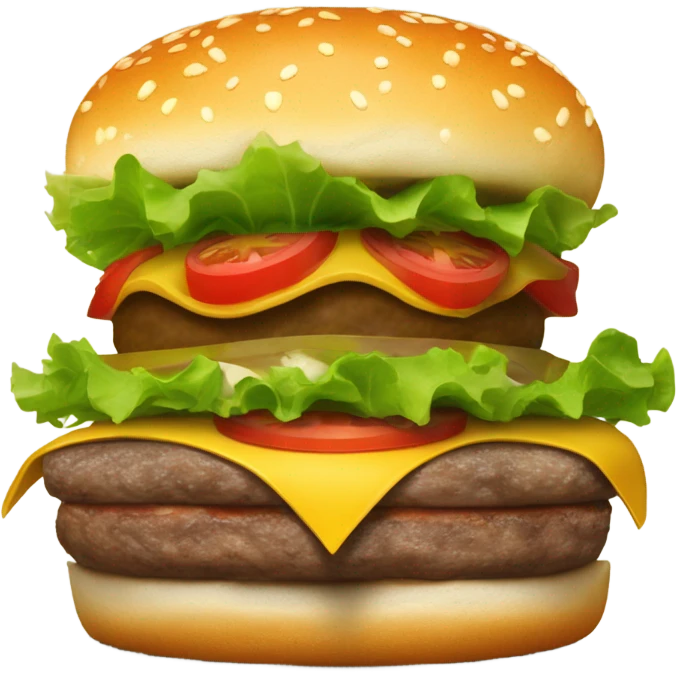 Hamburger with pickles emoji