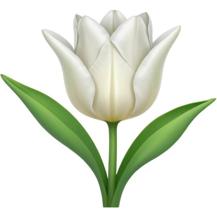 White tulip emoji