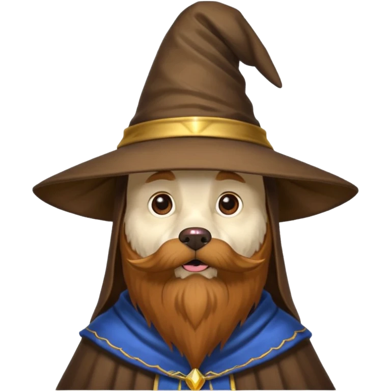 Dog wizard emoji