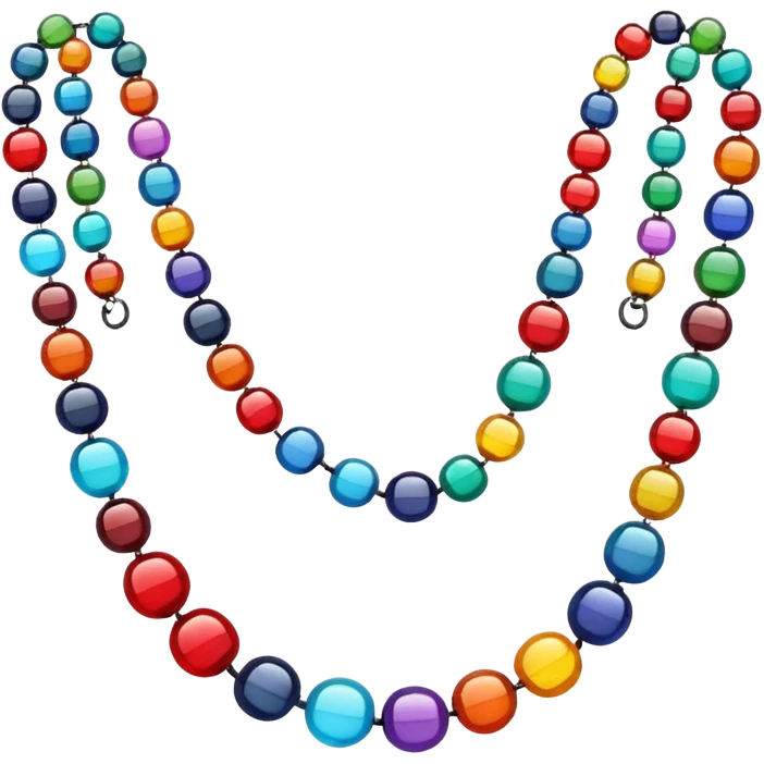 Colorful String Bead emoji