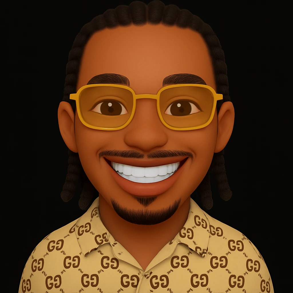 Add a smile with visible teeth to the emoji, keeping the original style and leaving the rest of the face unchanged. emoji