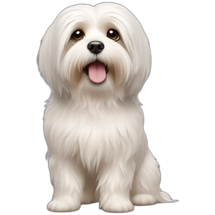 Dog havanese full height emoji