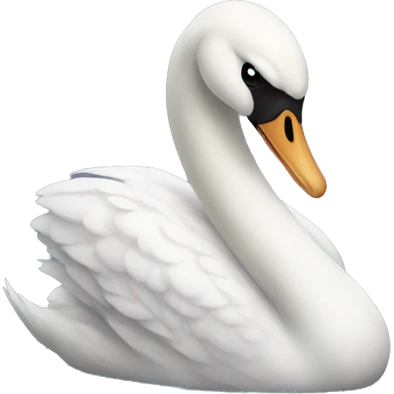 swan sad emoji