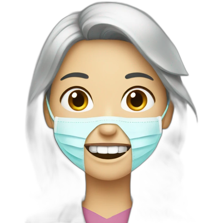 dentista mujer emoji