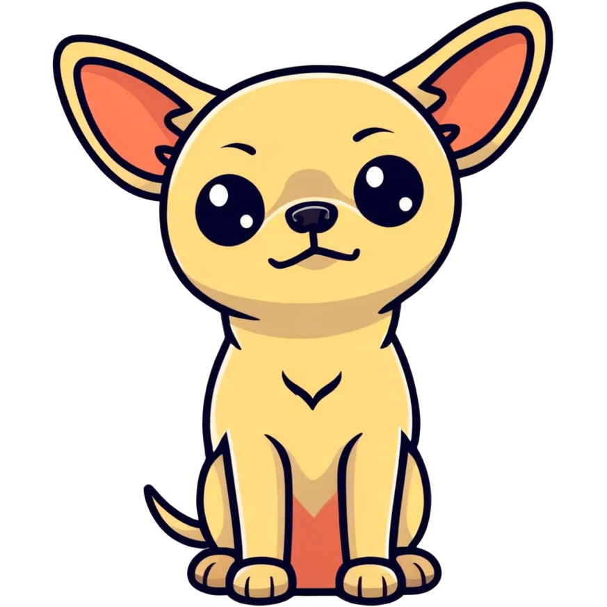 Sad chihuahua  emoji