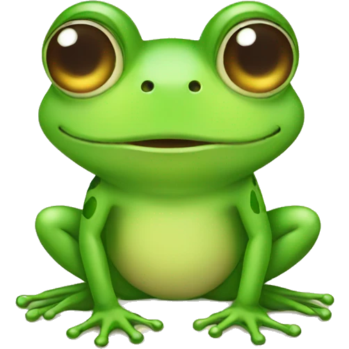 frog cute emoji