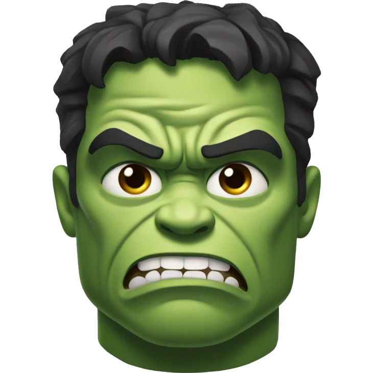 Perplexed hulk  emoji