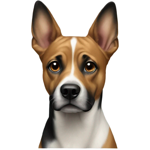 realistic dog portrait focus emoji