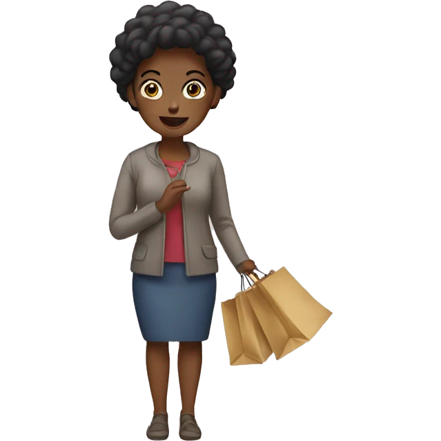 Women shopping  emoji