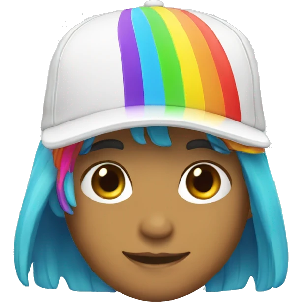 rainbow cap emoji