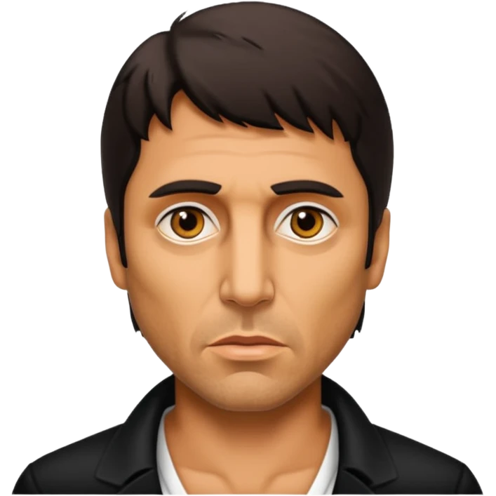 Tony Montana with a scar
 emoji