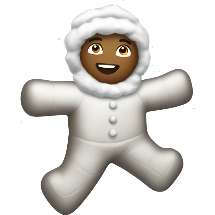 snow angel emoji