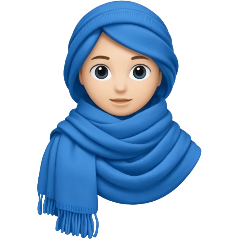 blue scarf  emoji